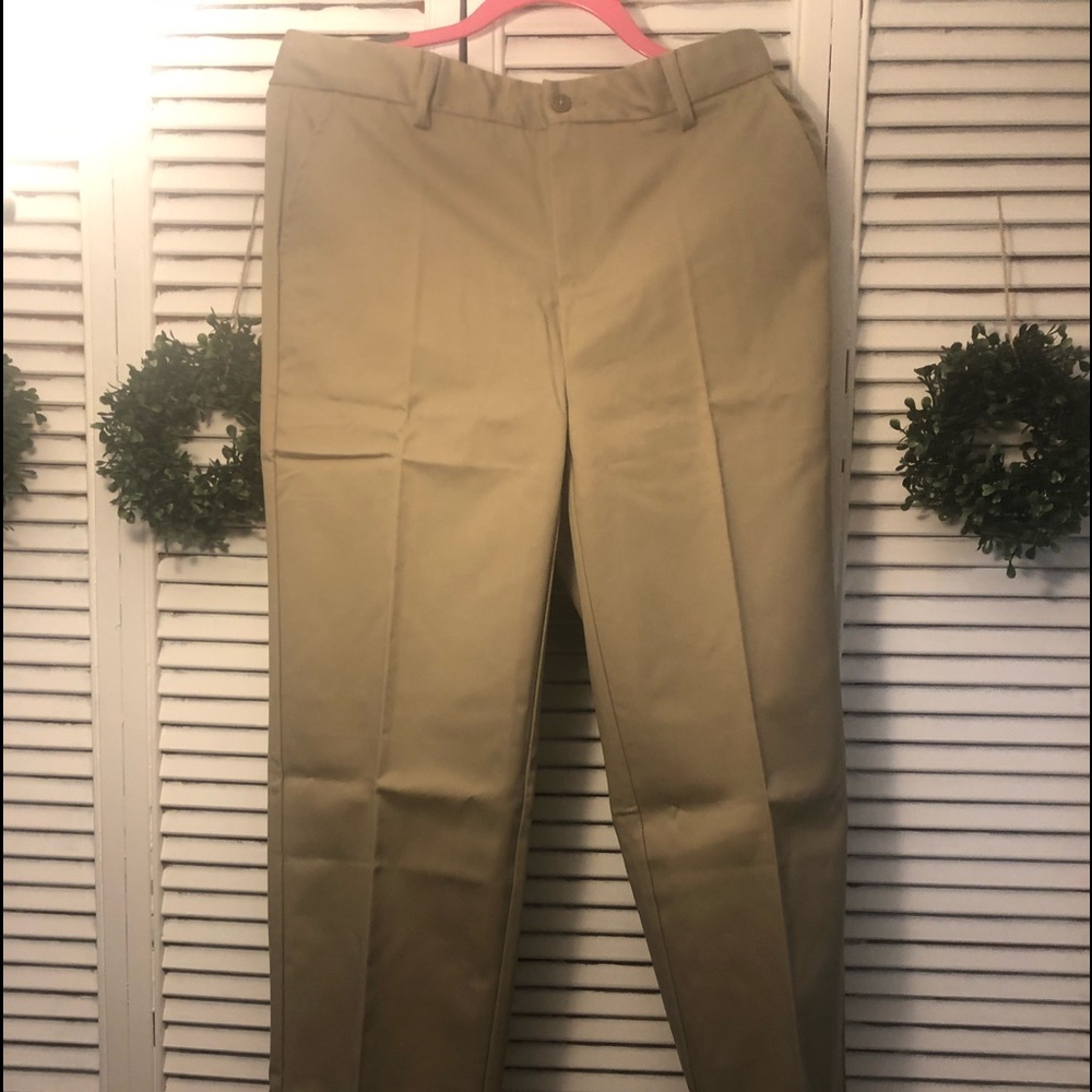 NWT Lands End Size 20 Boys Khaki Pants